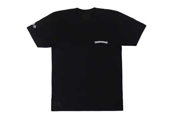 Chrome Hearts Multicolor Cemetery Cross Logo T-Shirt - Black