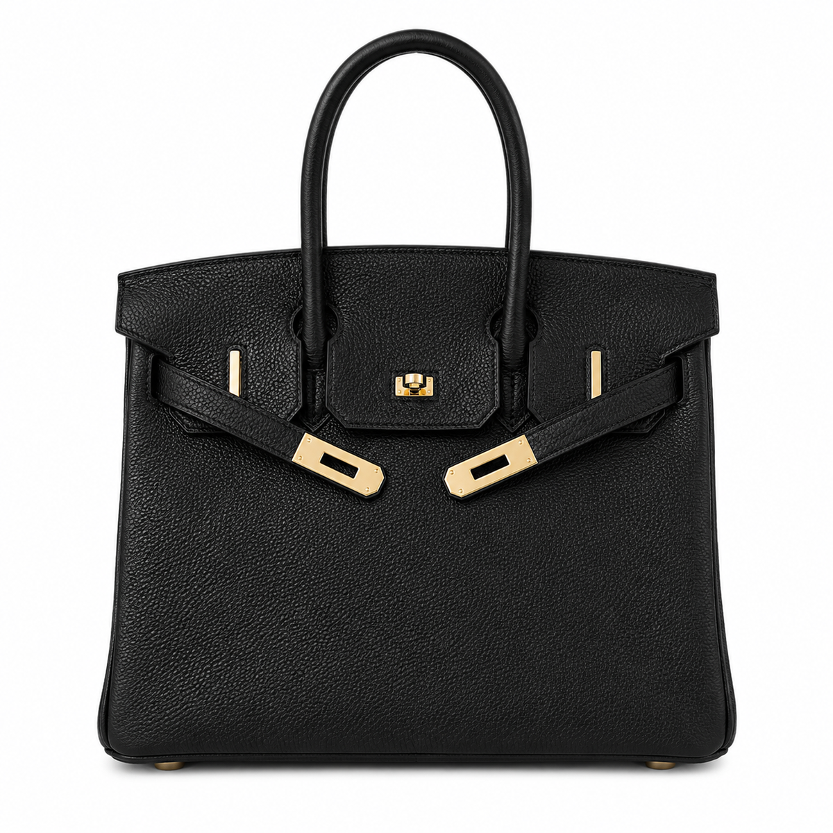 Birkin Retourne in Noir Togo Leather with Contrast Interior (Gold Hardware)