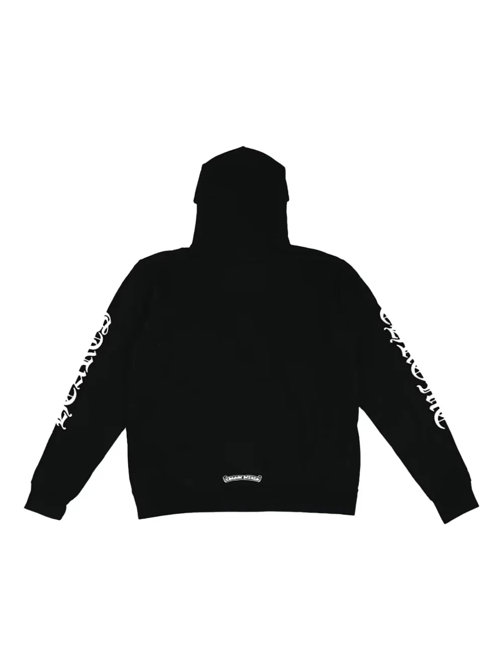 Chrome Hearts logo-print zip-up hoodie