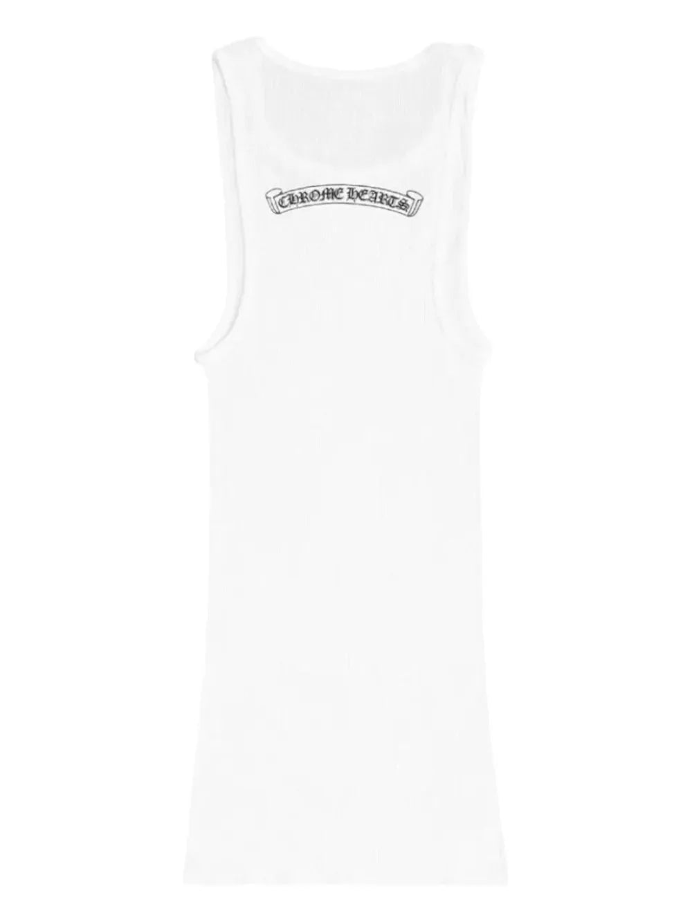 Chrome Hearts logo ribbed tank