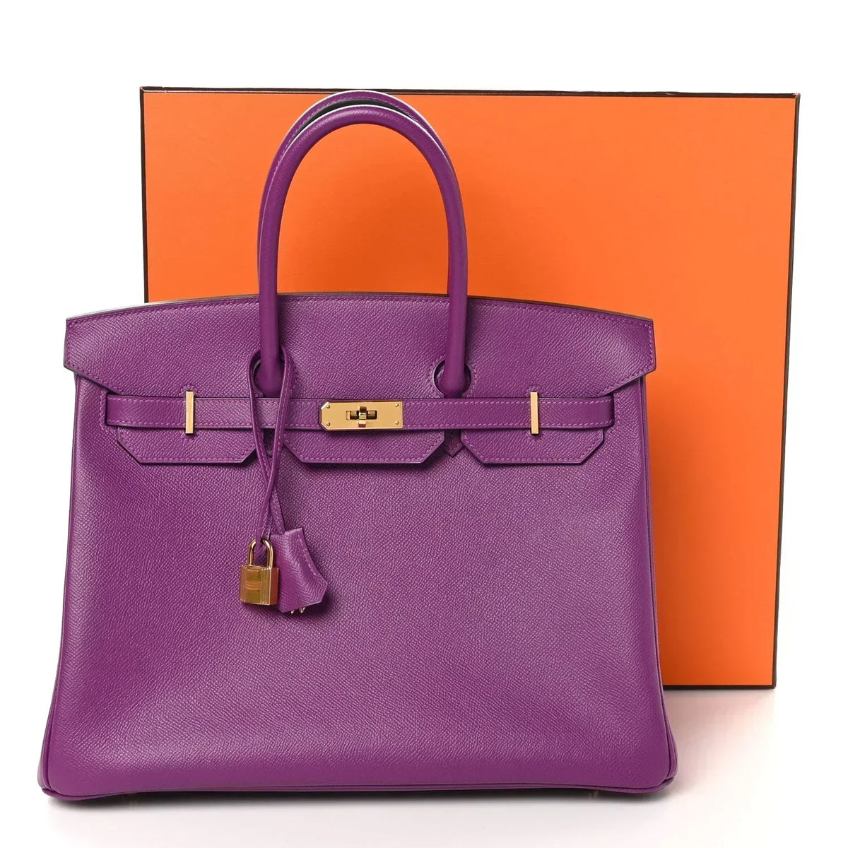 Birkin bag made of extremely Epsom Birkin 35 Anemone